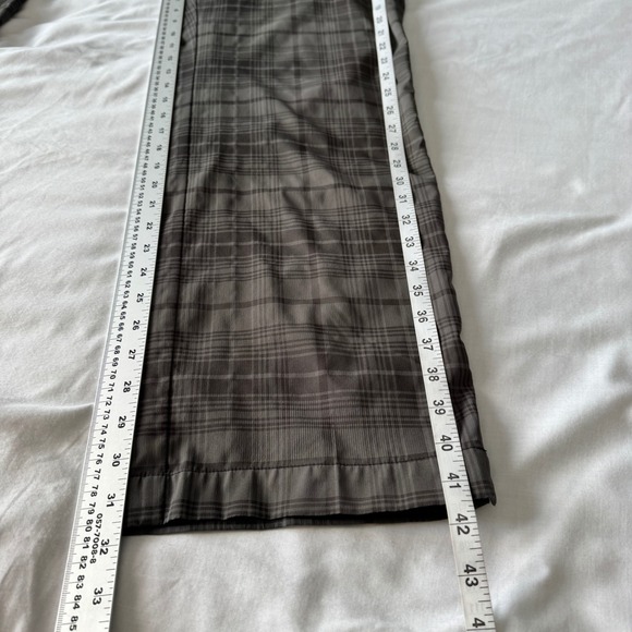 Nike Golf Tour Performance Dri-Fit Plaid Pants Gray Mens 34x32 Preppy Outdoors - Picture 12 of 15